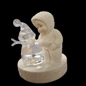 Department 56 "Full Of Laughter" Snowbaby & Snowman Figurine 2003